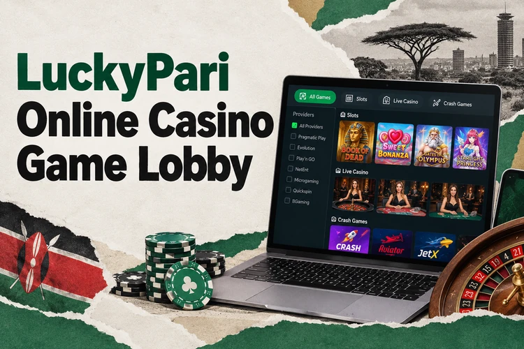 LuckyPari Online Casino Game Lobby
